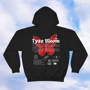 Tyzo Bloom Butterfly Hoodie 🦋 (with back print)